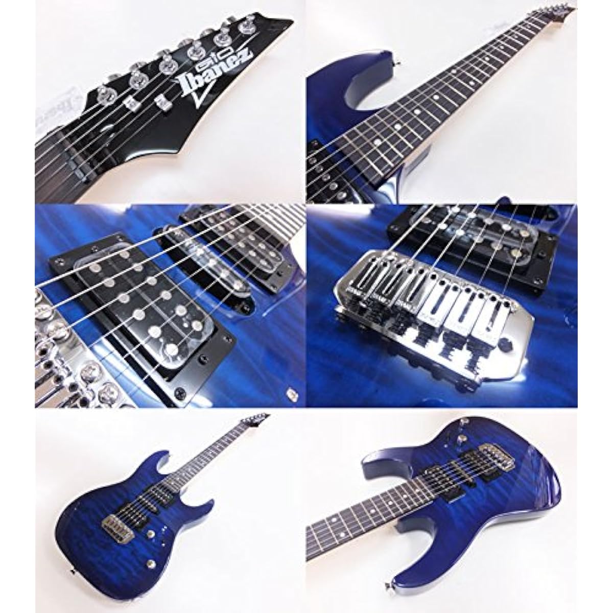 Ibanez GRX70QA TBB Electric Guitar with VOX Amplifier, Beginner's 15-Piece Set