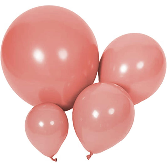 100pcs Dusty Pink Balloons 18"+12"+10"+5" Latex Party Rose Pink Balloons Birthday Balloons Baby Shower Decorations Wedding Balloons Bulk