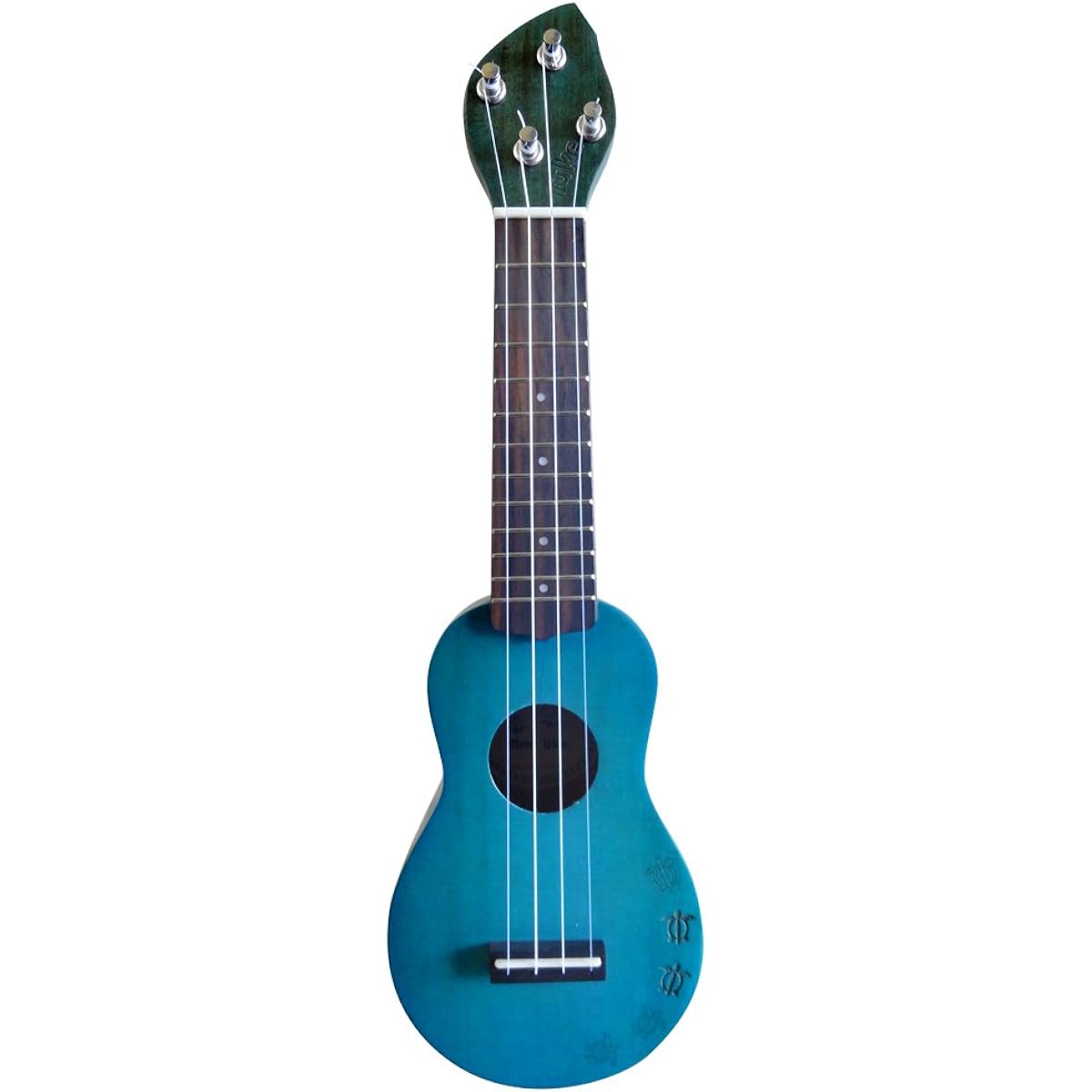 iUke Piccolo Kulele Honu Design Marine Blue IUKE-M01-SLB-T15