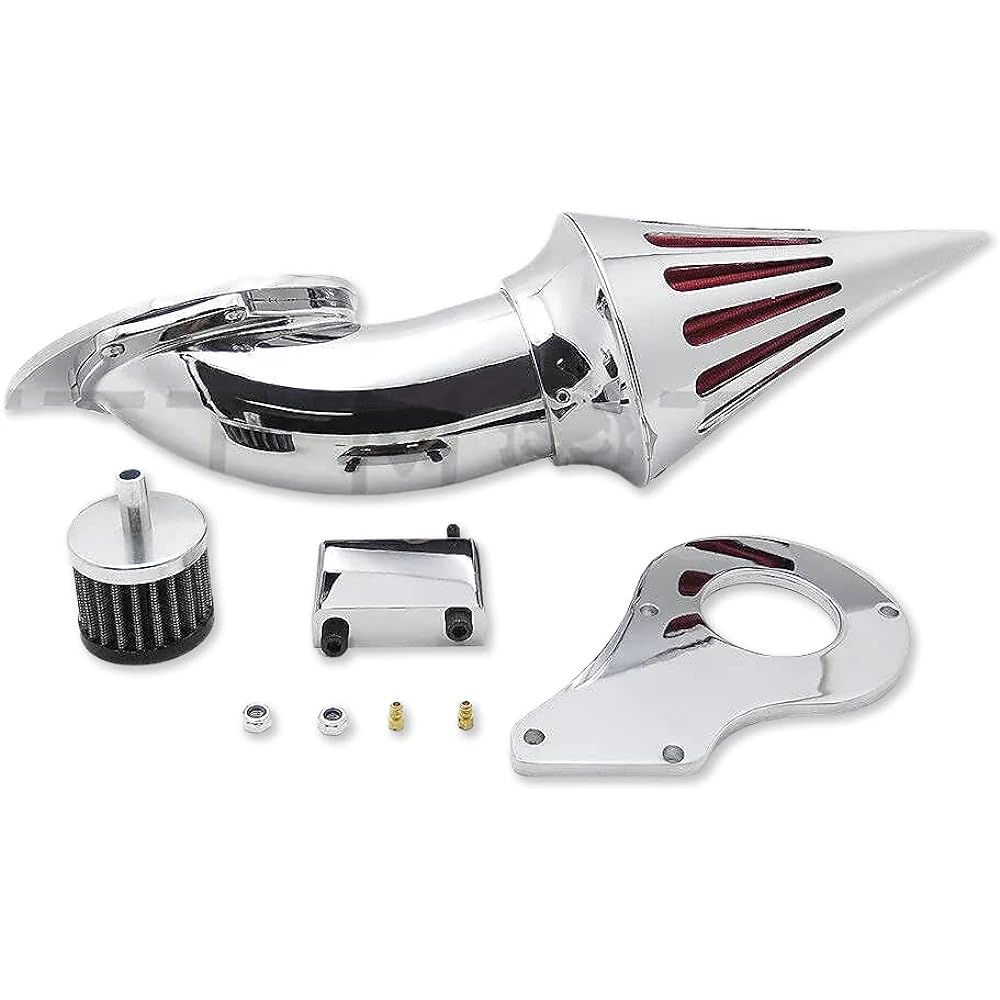 HTTMT MT225-006 Spike Air Cleaner Kit Filter Shadow 600 Vlx600 1999-2012 Chrome
