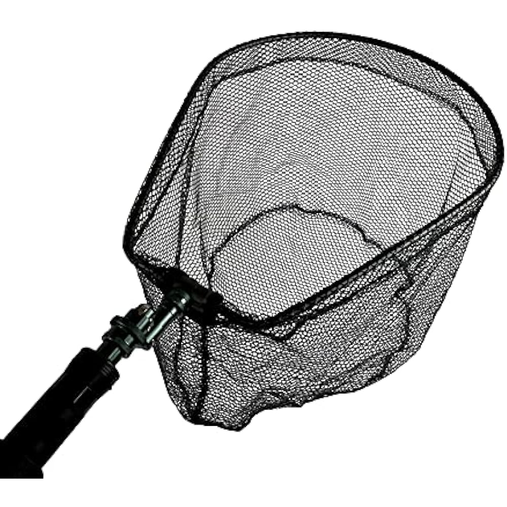 Tsulino Landing Net Complete Reboot 300 for Fishing Shaft 3m Black Closing Dimensions: 42cm