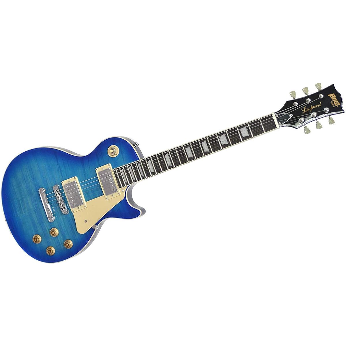 BLITZ BY ARIAPROII Electric Guitar BLP450 See Through Blue