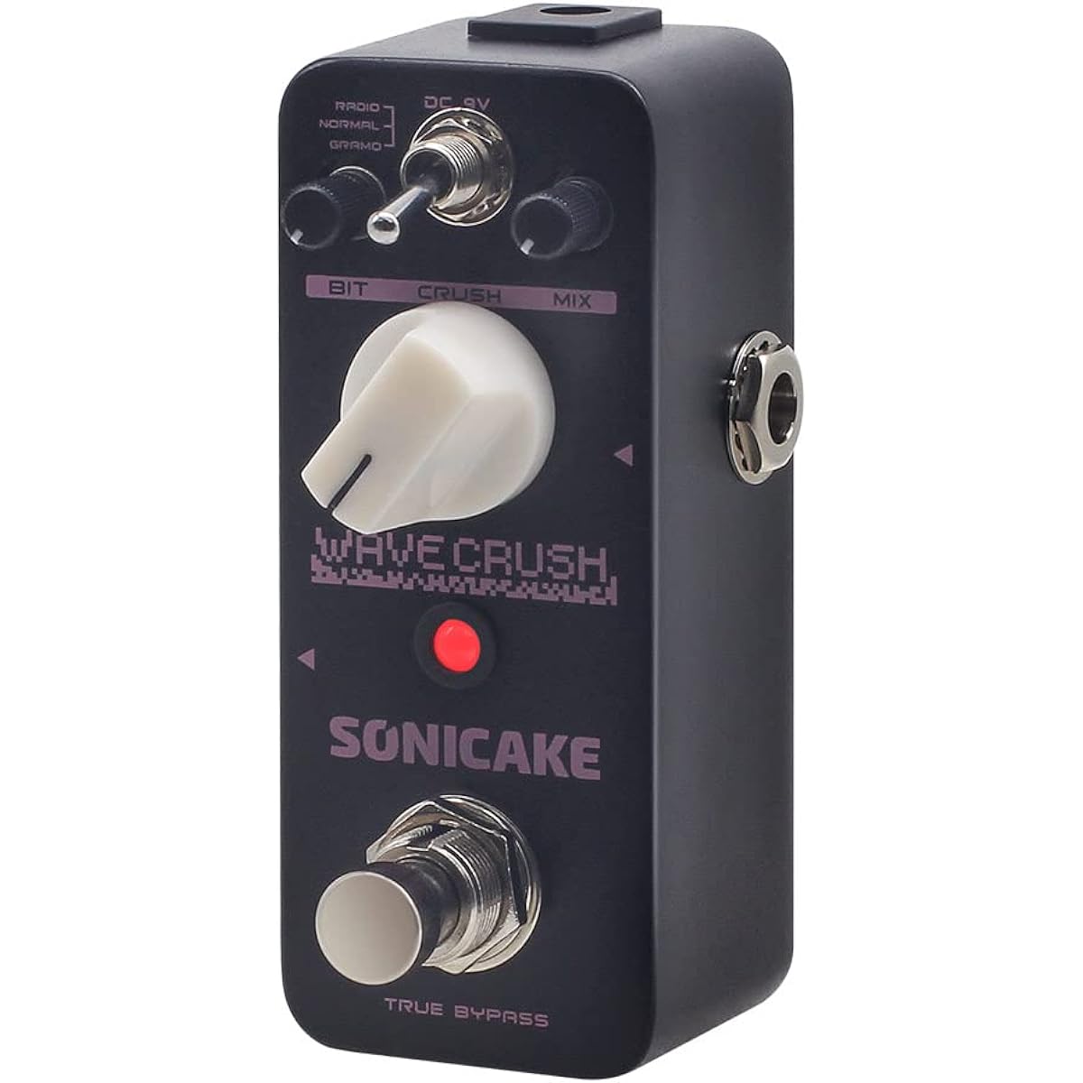 SONICAKE Digital Bit Crusher Sampling Rate Reducer Synth/Guitar/Bass Synthesizer LoFi Effect Pedal Wave Crush