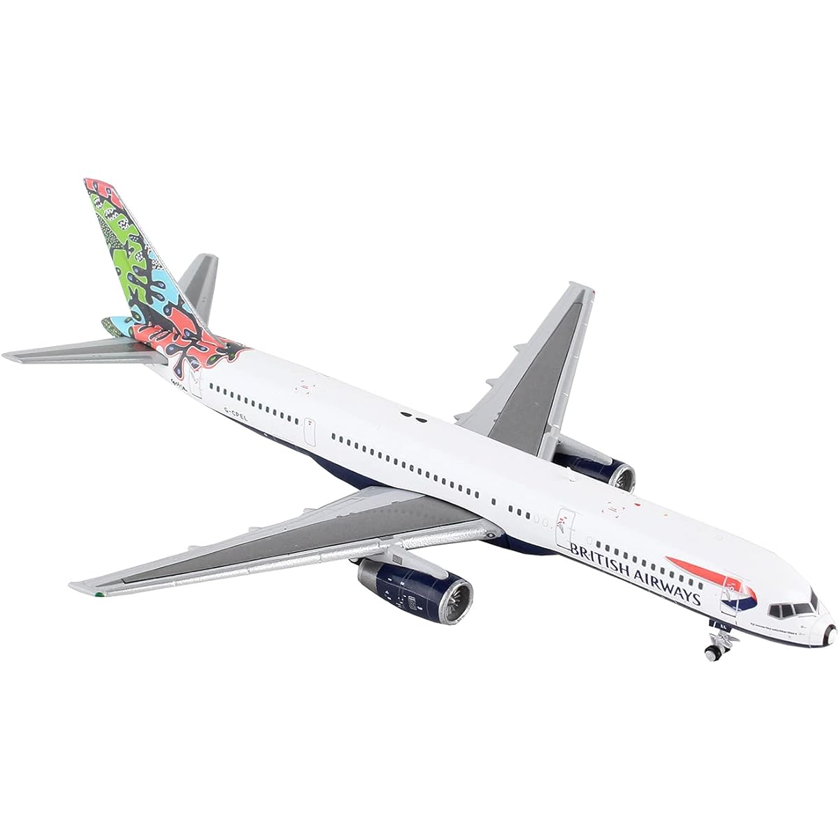 GeminiJets British Airway B757-200 G-CPEL Animals and Trees World Tale 1:400 Scale Diecast Model Airplane