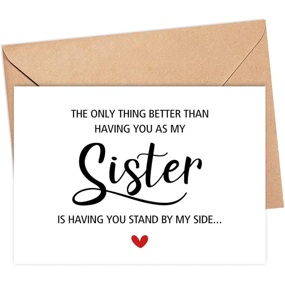 Emily gift Maid Of Honor Proposal Card for Sister - The Only Thing Better - Wedding Cards for Sisters - Wedding Party Proposal Cards - Matron Of Honor Cards