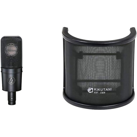 Audio Technica Condenser Microphone AT4040 Kiktani Pop Blocker PO-7 Set