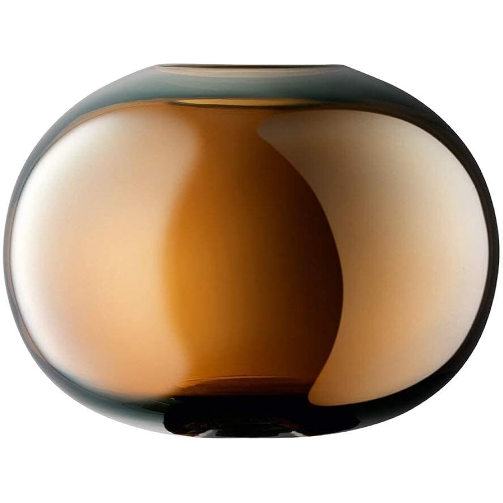 LSA Epoque Vase H18cm Amber