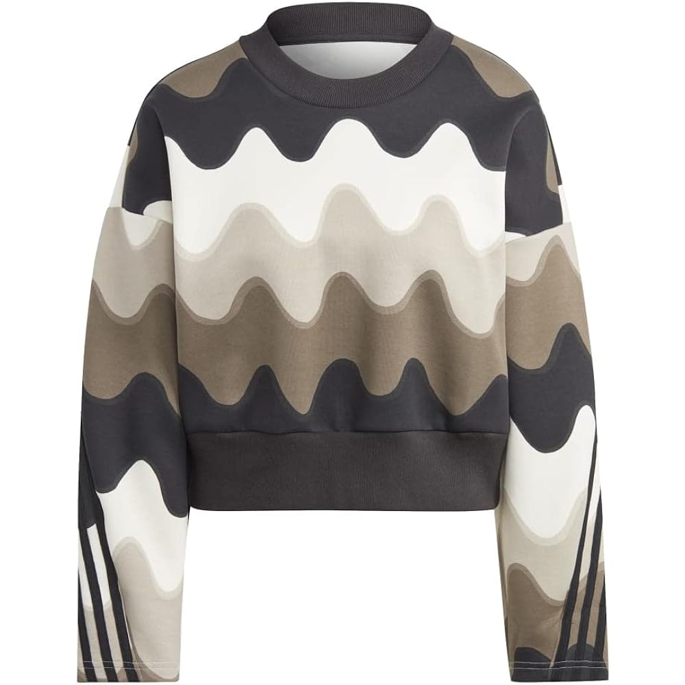 [Adidas] Sweat MMK FI 3 Stripes Crew Sweat Women's BVX12