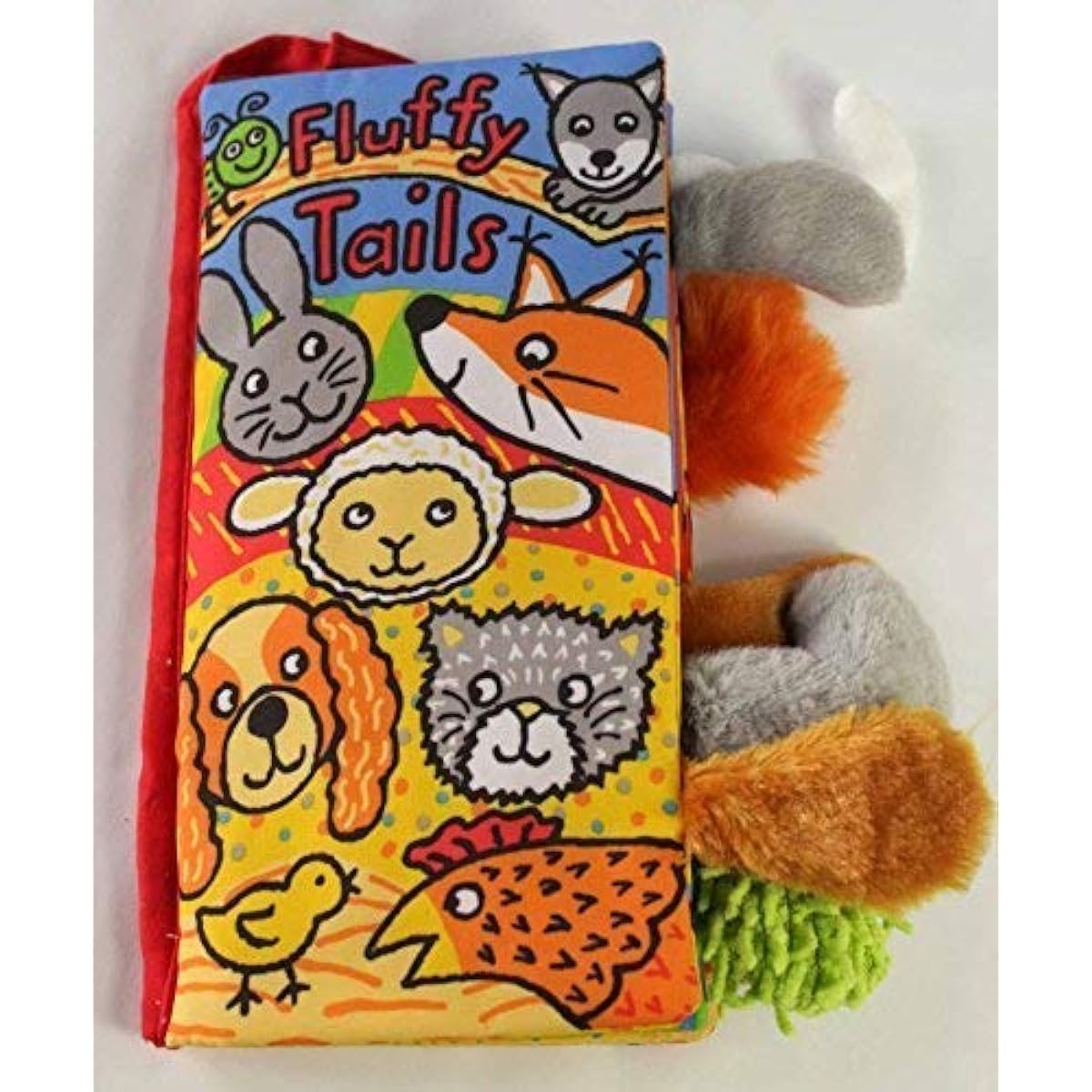 Jollybaby Animal 3D Tail Cloth Binding Baby Early Learning Educational Book Toy