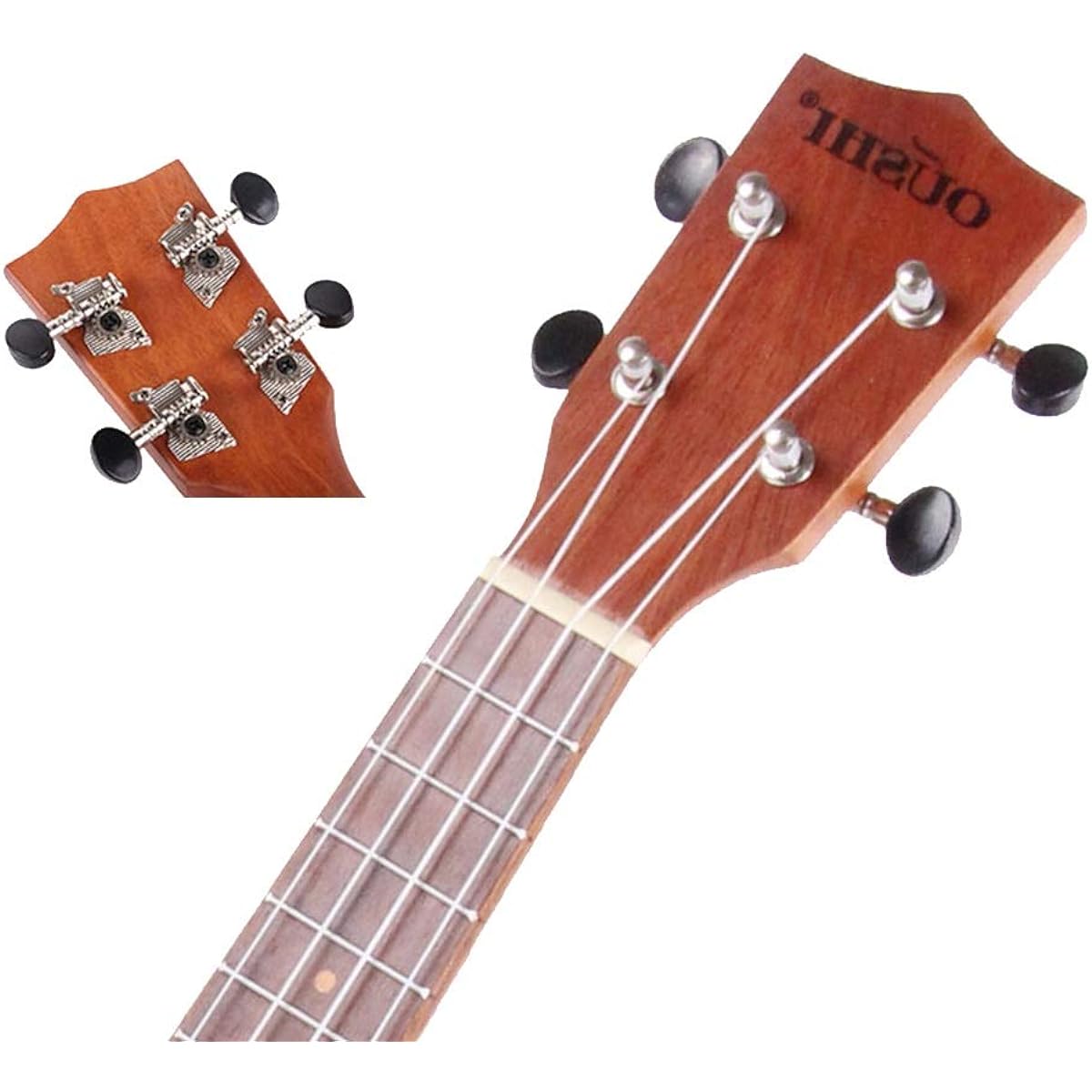 Ukulele 21 Inch Acoustic Ukulele for Beginners 4 Strings Natural Sound Source Perfect Gift (Color: Natural, Size: 21 inches)