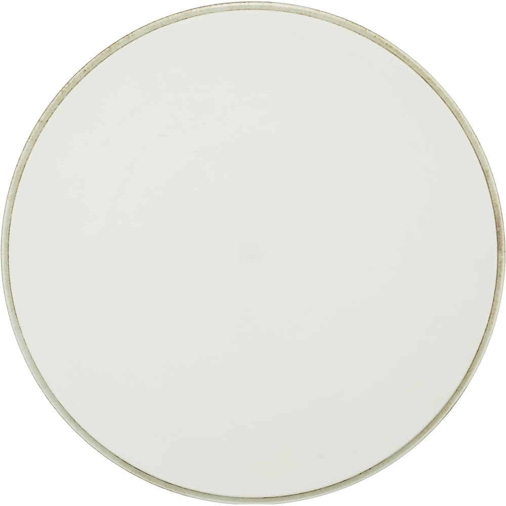 TOKI1919 Granis Cafe Plate, Large Plate, One Plate, Diameter Approx. 29cm, French Plate, Hotel Restaurant Specifications, Microwave, Dishwasher Safe, La Teema Plain, Flat Dinner Lunch Plate, Gray Beige, Made in Japan 37F399-15