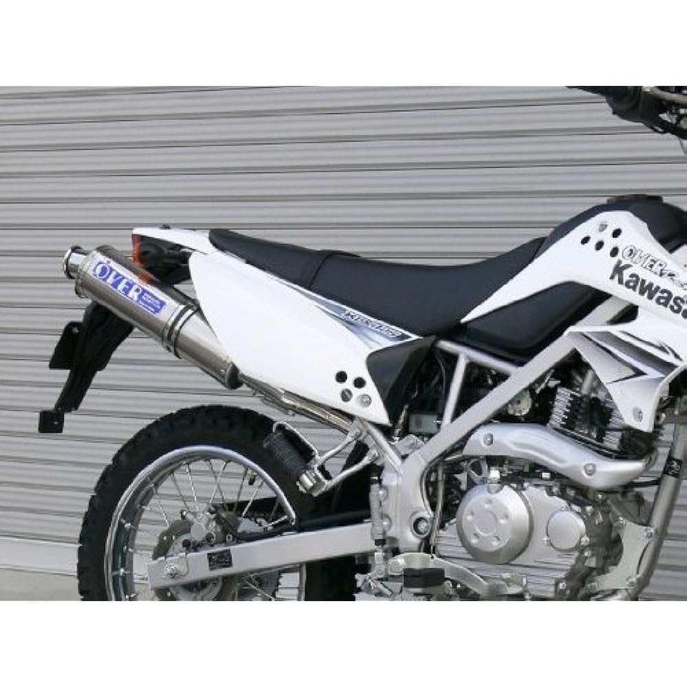 OVER RACING Full Exhaust Muffler Stainless Steel Titanium Muffler KLX125 D-TRACKER125 13-701-05