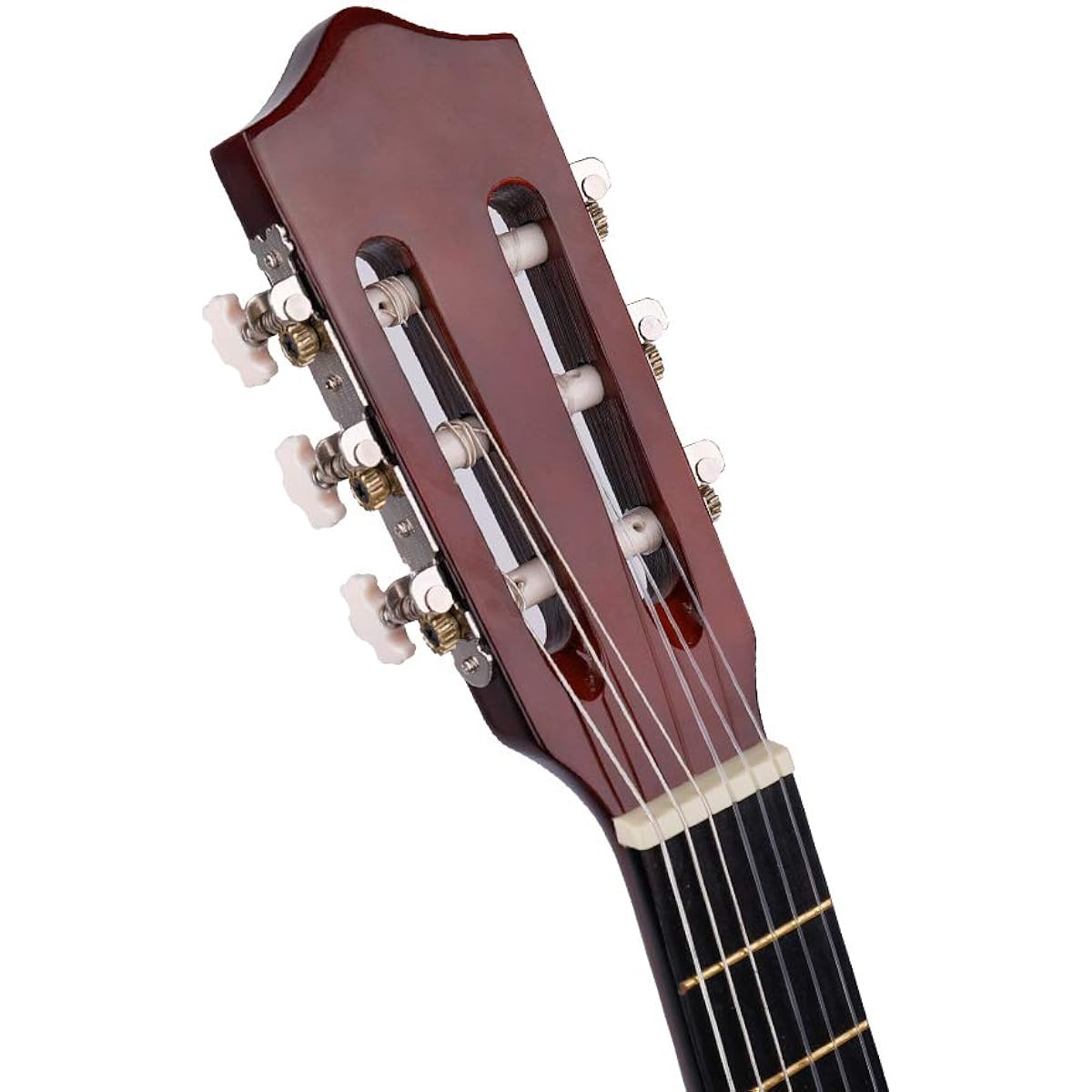 Classical guitar, 39 inches, 4/4 nylon strings, for elementary school students and adults, beginner guitar set, bag, strap, tuner, piano cloth, pick