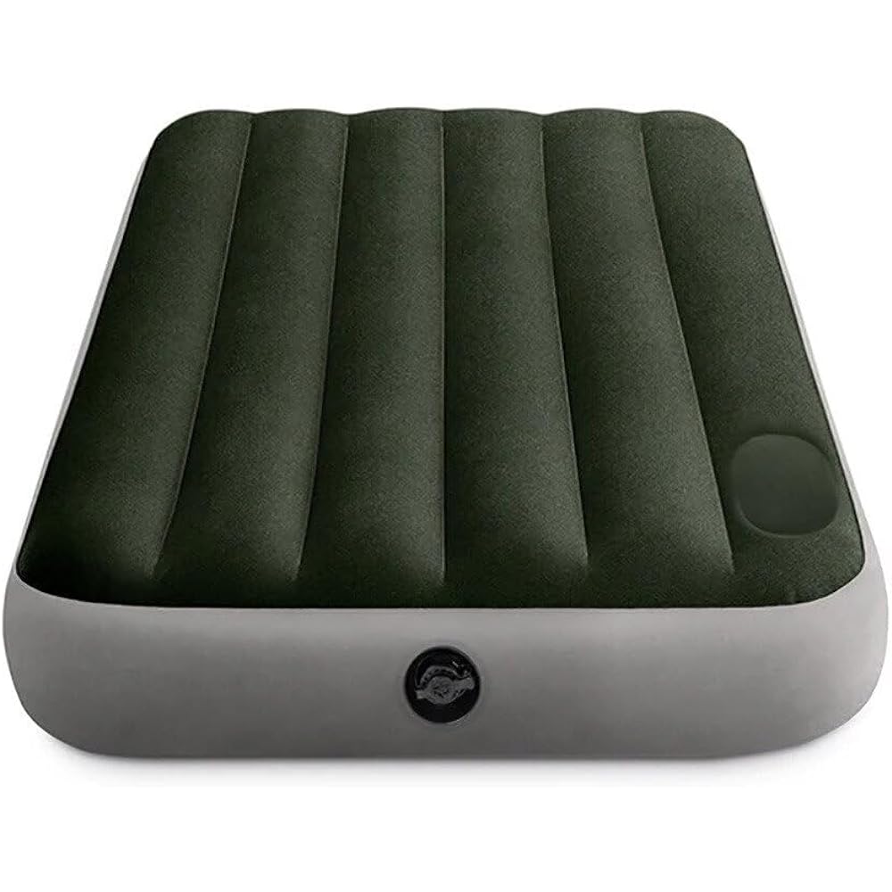 INTEX Bed Air Bed [Downy Air Bed with Foot Pump] [Genuine Japanese Product]