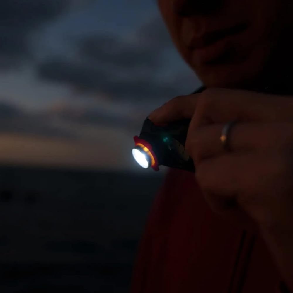 Fuji Touki ZEXUS LED Light ZX-195 [Maximum 400 lumens Main LED lighting time: Up to 37 hours White/Red]