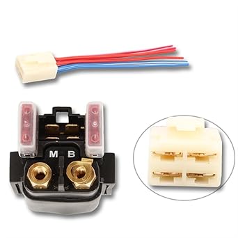 Starter Relay Motorcycle Electrical Parts Starter Solenoid Relay For Yamaha YZFR1 YZF-R1 YZF R1 1999 00 02-06 09 YZF R6 YZFR6 YZF-R6 1995-2007