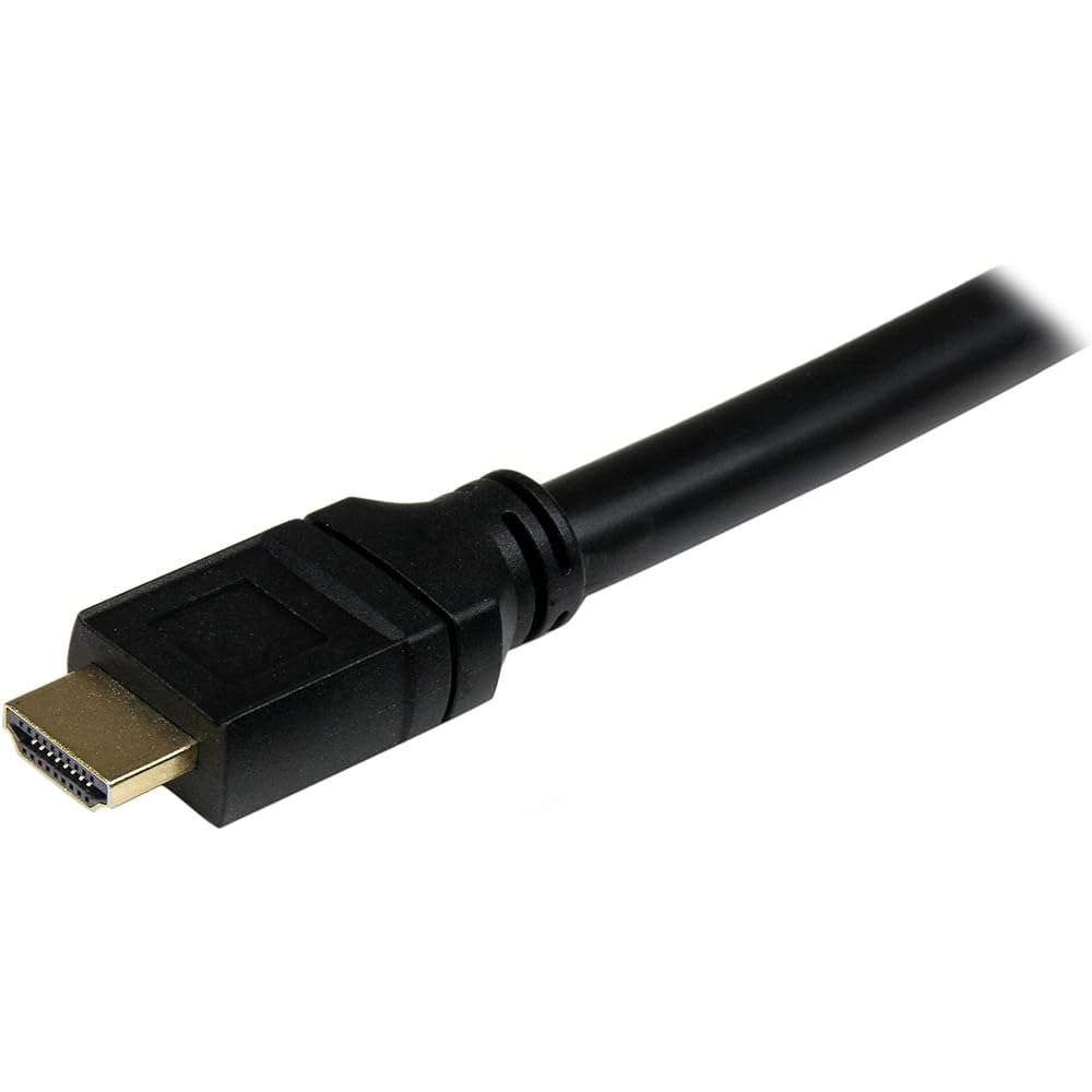 StarTech.com HDMI 1.4 Cable/15.2m/4K30Hz/Ethernet Compatible/High Speed HDMI/Plenum Rated/Male/Male/Black HDPMM50