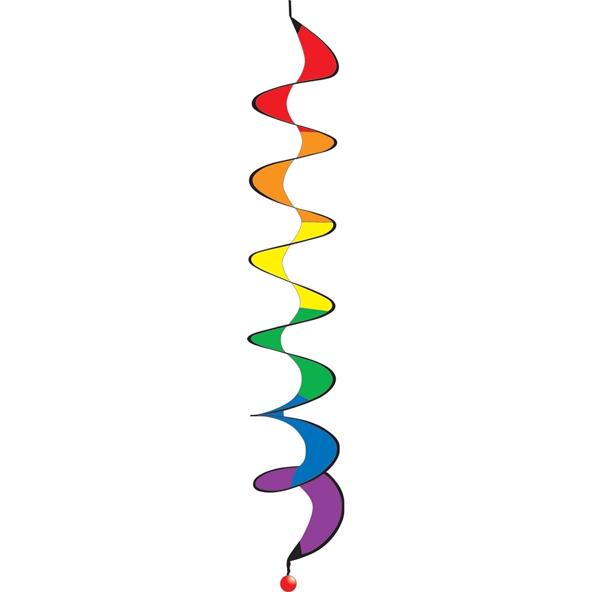 Premier Kites 99761 Rainbow Spiral Twister Wind Spinner 45"