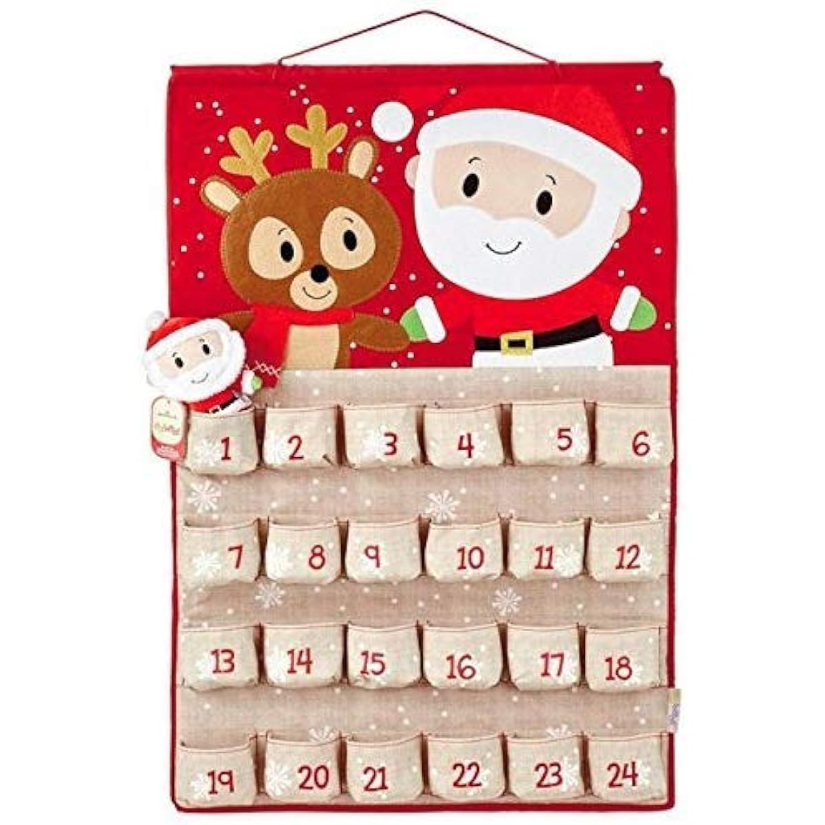 Hallmark Itty Bittys Santa Christmas Countdown Calendar