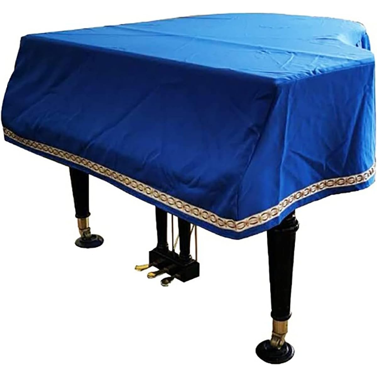 New Sapphire Blue Grand Piano Cover Piano Cover Waterproof Moisture-proof Antistatic Dust-proof Musician Companion Protective Cover (Color: L)
