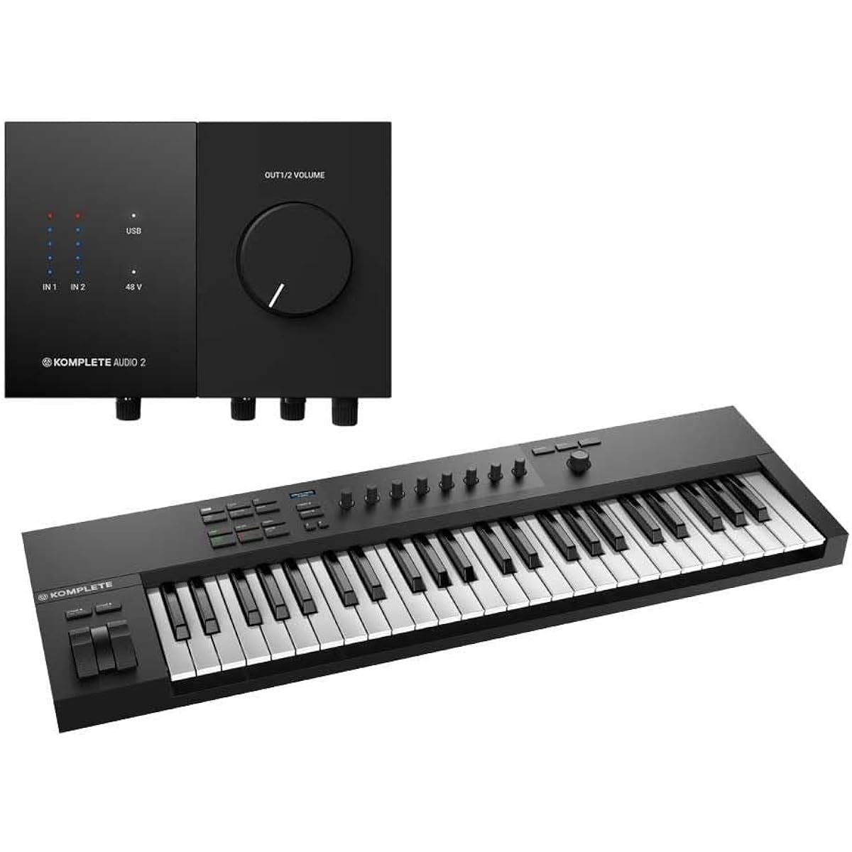 Native Instruments (NI) KOMPLETE AUDIO 2 + KOMPLETE KONTROL A49 Audio Interface Native Instruments