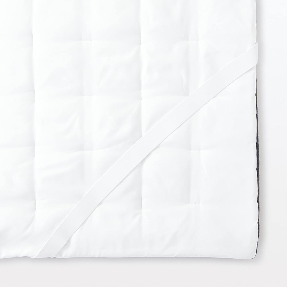 MUJI Warm fiber thick pad that doesn't get stuffy Dark gray Double 140 x 200 cm 12089490 [30-day trial available]