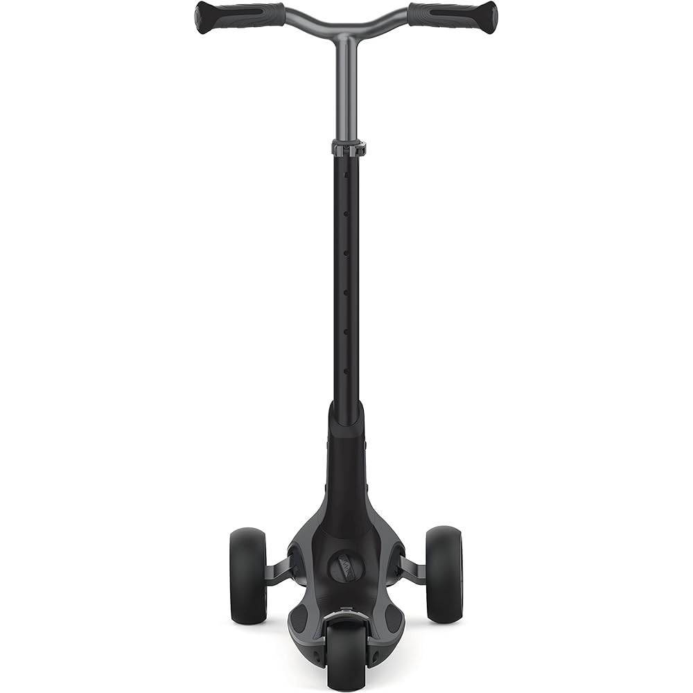 GLOBBER Kickboard Flash Foot Brake Outdoor Play Children Vehicle Kick Scooter Ultimate Black WLGB612120