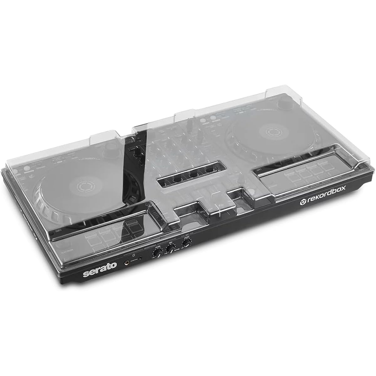 DECKSAVER Cover Pioneer DJ DDJ-FLX6 & DDJ-FLX6-GT (DS-PC-DDJFLX6), Smoke/Clear, Travel, Unique