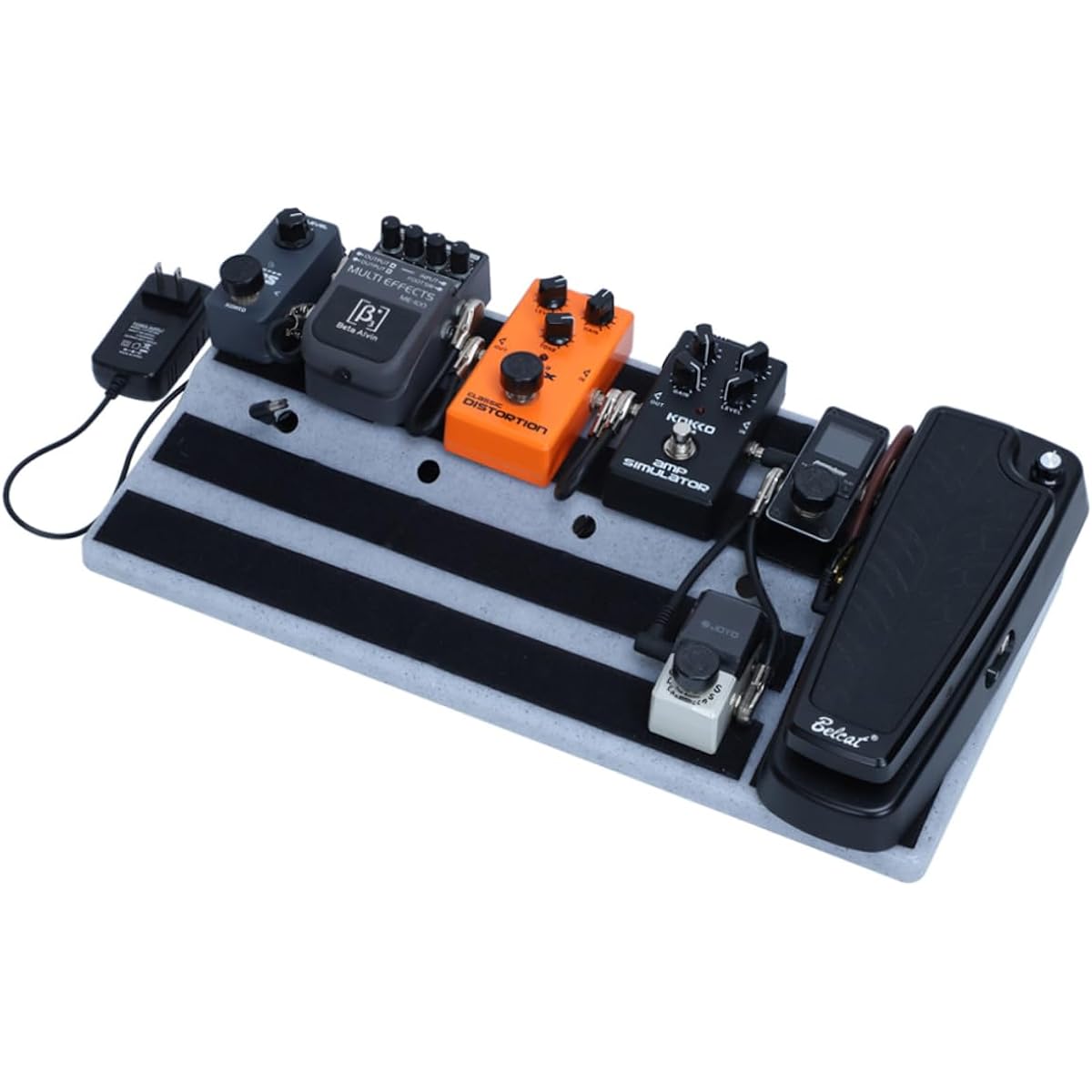 SWOOMEY 1 Set Effect Plate Guitar Effect Bracket Electric Guitar Pedal Effector Board Single Effect Pedal Board Monoblock Fixed Plate Musical Instrument