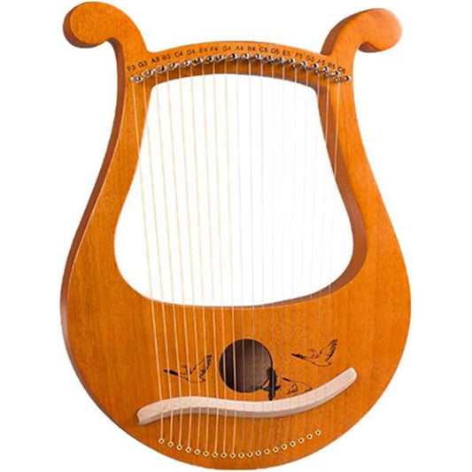 WowZza Harp, Violin 19 Strings, Unique 19 Strings, Engraved Phonetic Symbols, for Beginner Music Lovers and More.