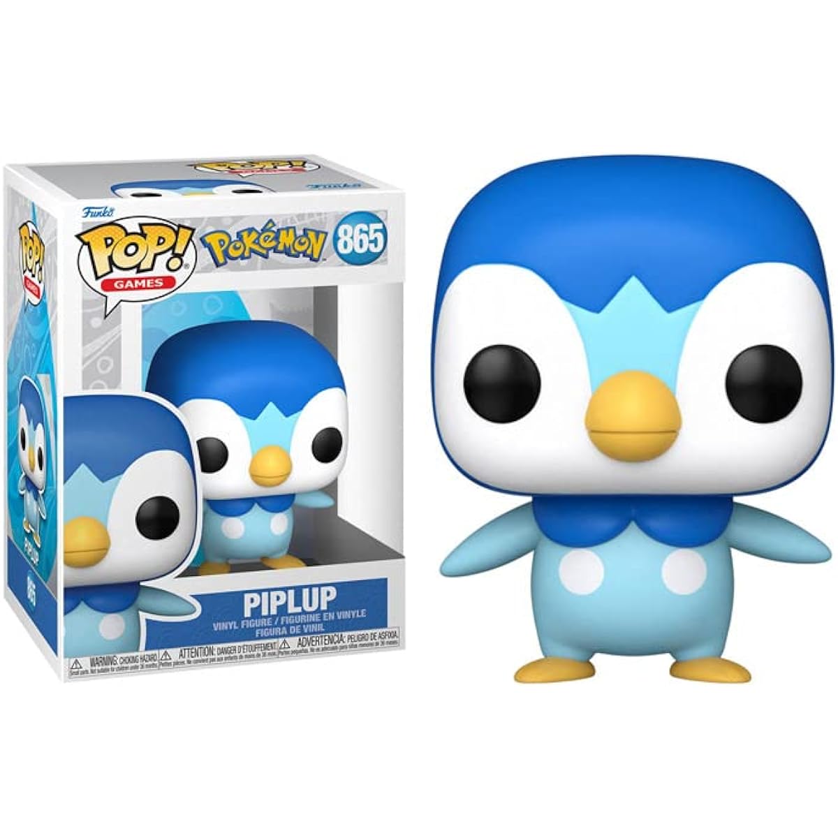Pokemon - Piplup Pop! Vinyl Figure (with Compatible Pop Box Protector Case) Multicolor 3.75"