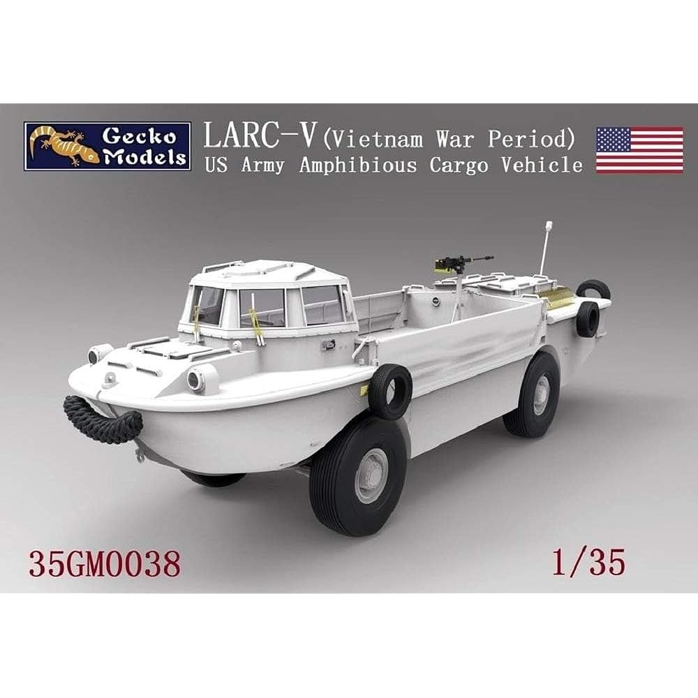 Gekko Model 1/35 US Army LARC-V Amphibious Cargo Transport Vehicle Vietnam War Plastic Model GEC35GM0038