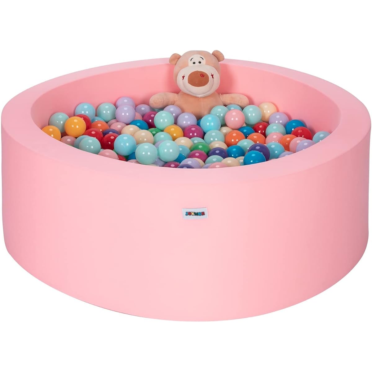 JOYMOR Upgraded Ball Pit for Toddlers, Extra Thick, Large Round Pool, Soft Memory Foam, Baby Kids, Balls Not Included