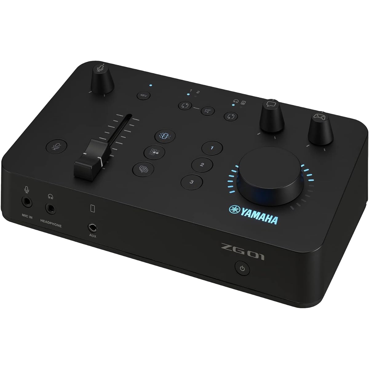 [Set purchase] Yamaha YAMAHA Gaming/Streaming Audio Mixer ZG01 & SHURE Shure MV7X Podcast Microphone XLR: Dynamic Microphone/XLR/Live/Streaming/Gaming/Telework MOTIV Series MV7X-J Black [Domestic Genuine Product/2-year Manufacturer's Warranty]