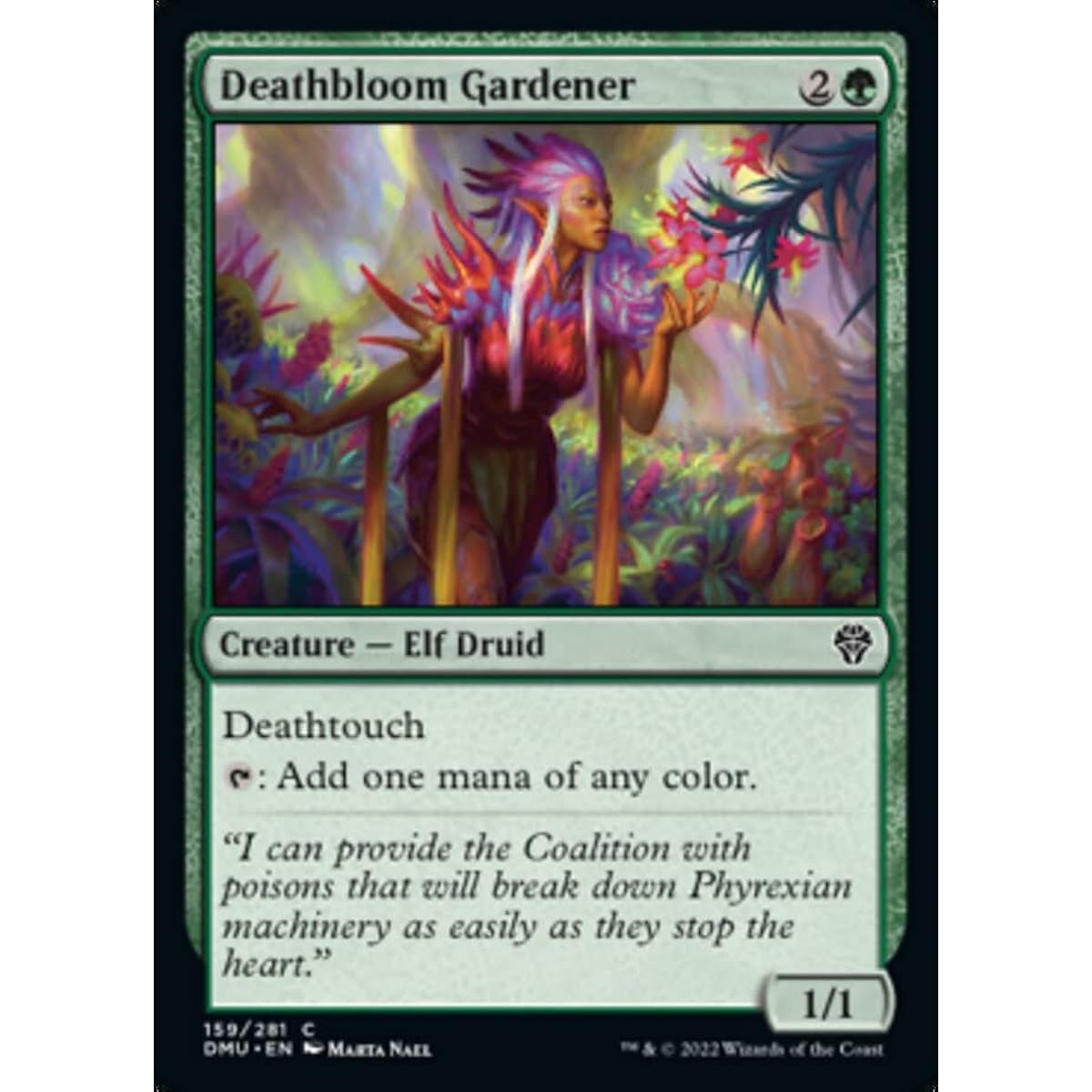 Magic: The Gathering - Deathbloom Gardener (159) - Dominaria United