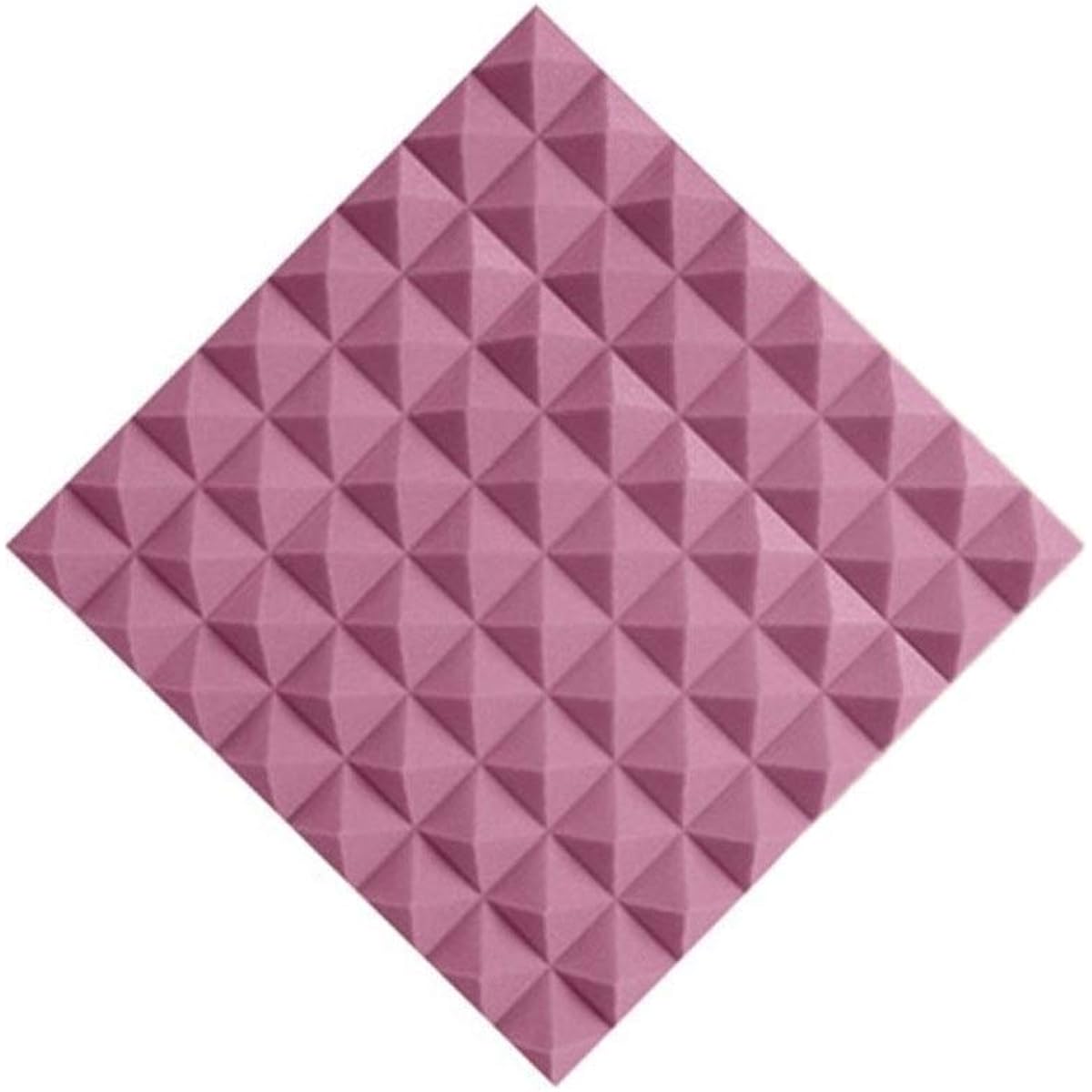 Acoustic Foam Wedge Tile, Family Soundproofing Foam Board Bedroom Living Room Sound Absorbing Cotton Studio Acoustic Foam (Grey) (Purple)
