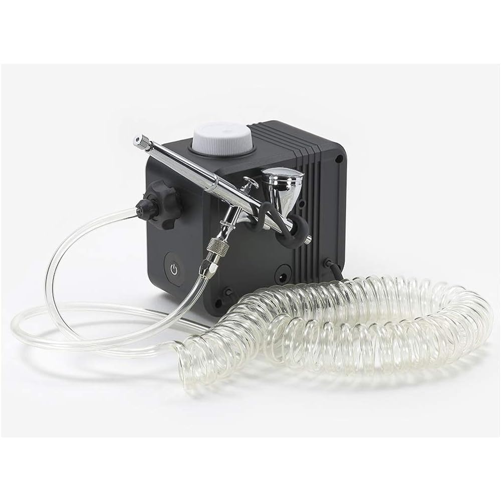 Tamiya Air Brush System No.63 Spray Work Compressor Advance (with Supermax Air Brush SX0.3D) Hobby Painting Tool 74563