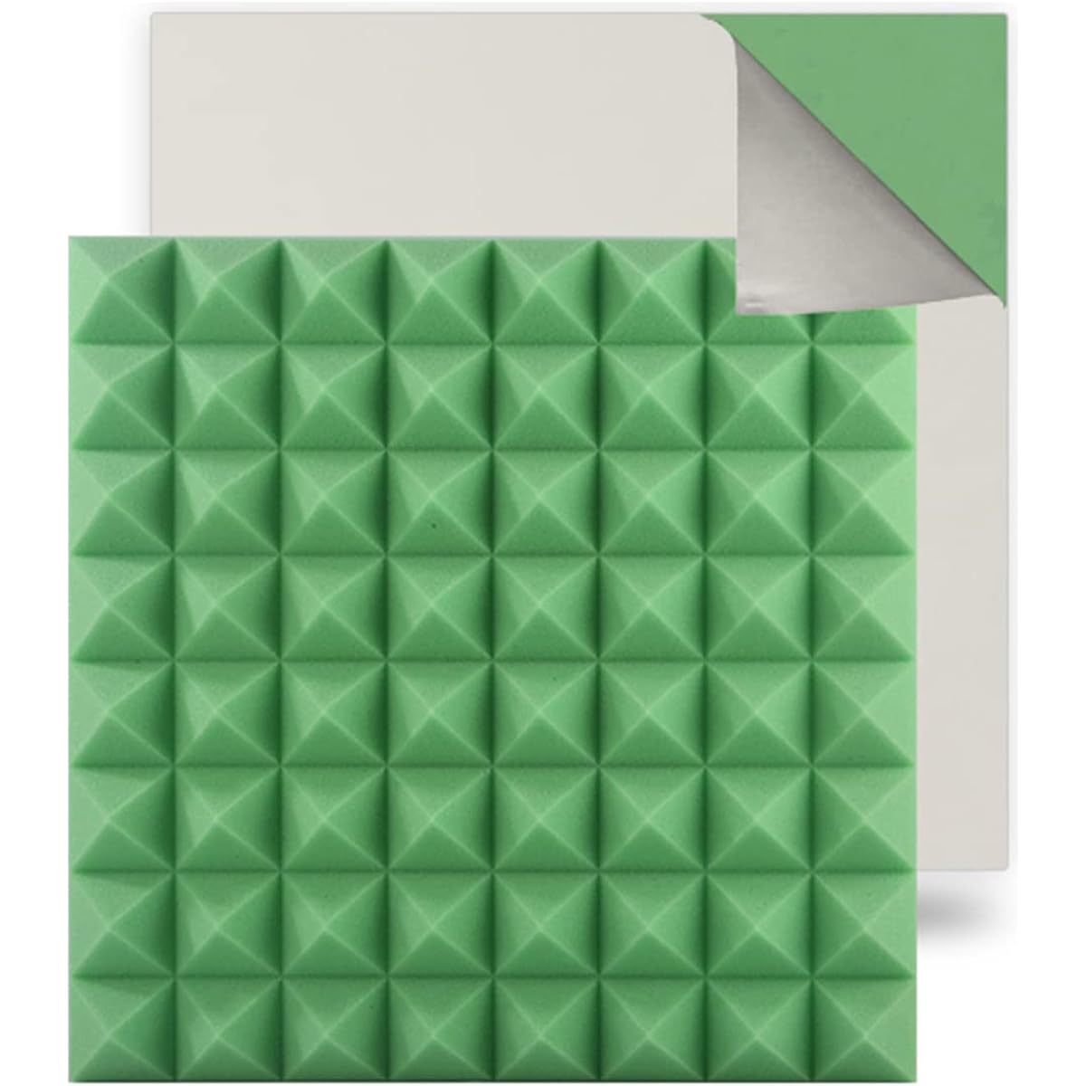 Acoustic Panel Studio Foam Tiles with High Density, Fireproof Soundproofing Pad for Studio KTV Wall, 10pcs/50*50*5cm (D 50*50*5CM) (C 50*50*5CM)