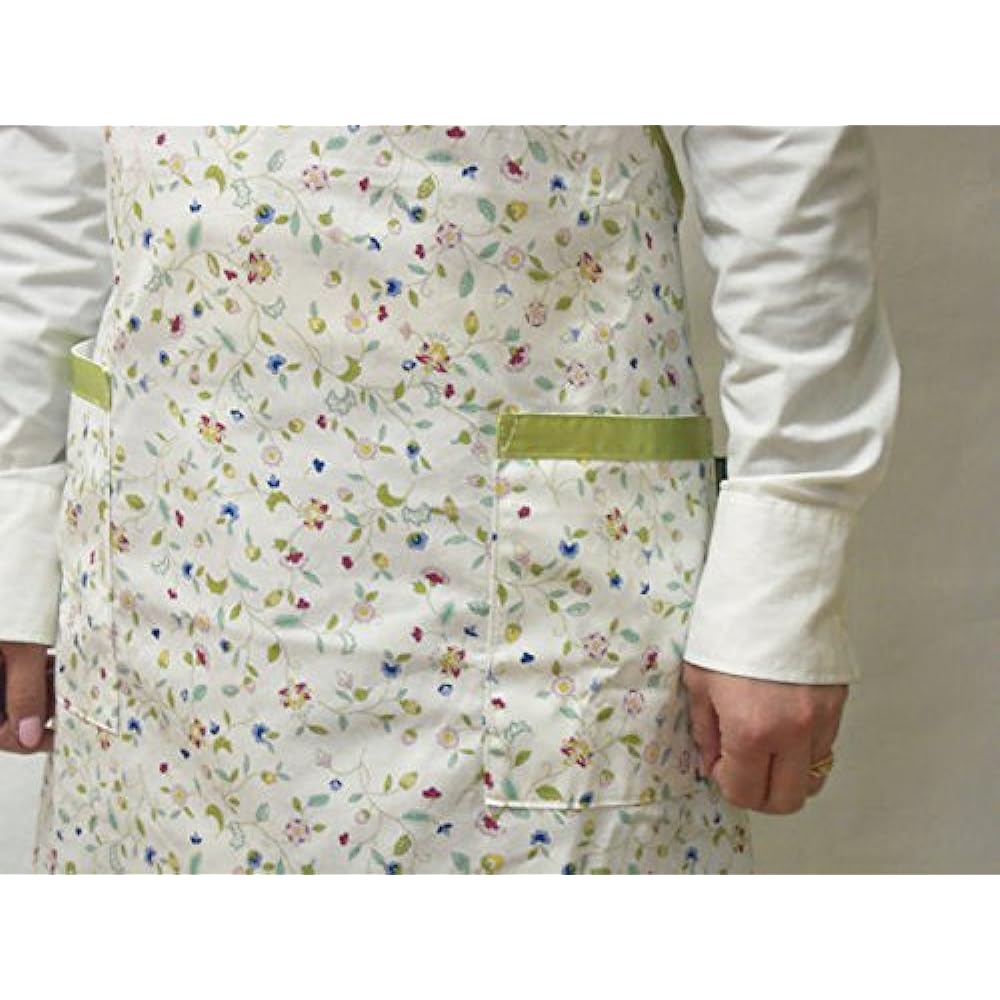 Kawashima Textile Cercon MINTON Apron Haddon Hall Anniversary Product Number JMY1242 I (Ivory) Approx. Length 84 x Width 75 cm