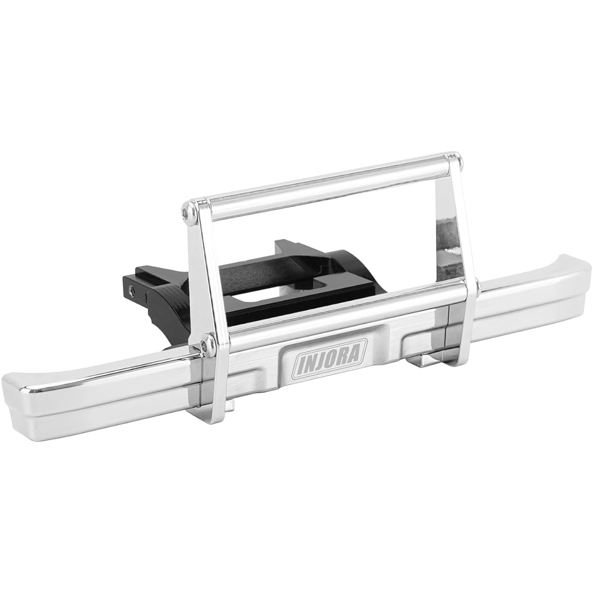 INJORA Front & Rear Bumper - CNC Aluminum Bumper for 1/18 RC Crawler TRX4M Hightrail K10 Upgrade