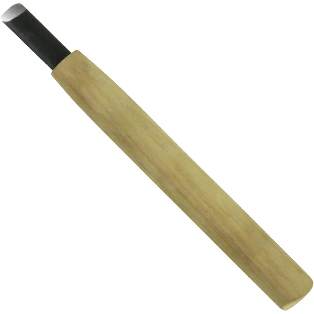 Kawasei Hamono Kogyo Professional Chisel CD10 Shallow Round 18mm Body: Depth 1.9cm Body: Height 22.2cm Body: Width 2.7cm