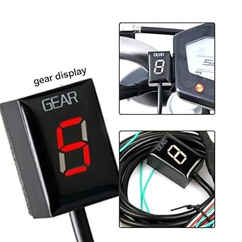 Speed Display Meter 1-6 Level Speed Gear Display Indicator CB500X VFR 800 CB1000R CB400SF CBR650F CB600F CB650F Motorcycle ECU Plug Mount