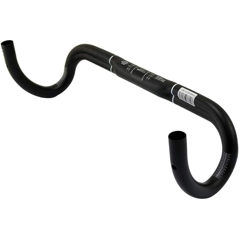 3T Superergo Pro 31.8X400mm Road Alloy Handlebar, TH2225-N Black