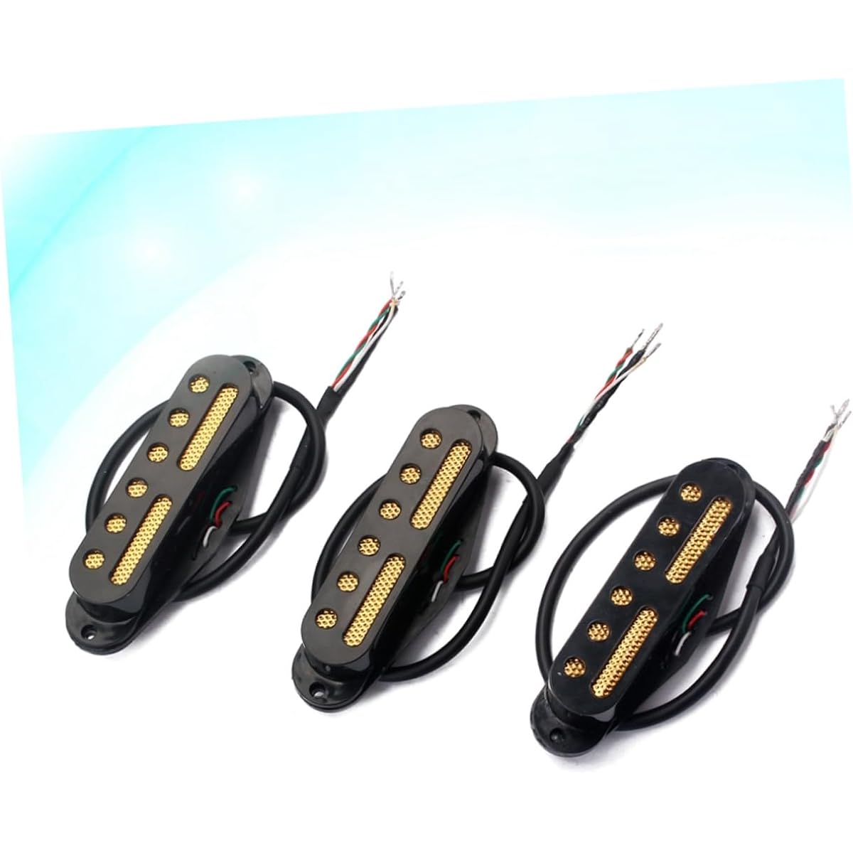Vaguelly 2pcs Guitar Parts Guitar Parts Single Coil Pickup Electric Guitar Pickup Magnetic Select