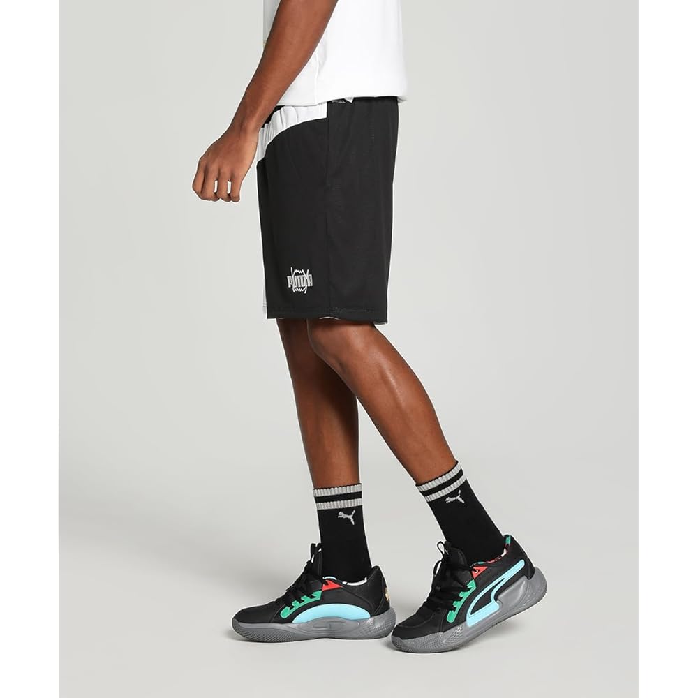 [PUMA] Basketball Moisture Absorbent Quick Drying Shorts Flare Shorts 530491 Men's