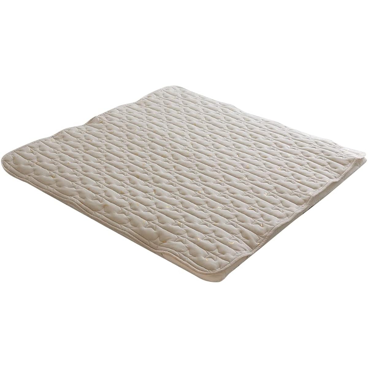 Pupapupo Rollover Mat + Dedicated Mattress Pad Set 120 x 120 cm Tenjiku Quilted Pad Play Mat Baby Mat Living Room Rug Baby Futon Baby Mattress Nap 01 Greige