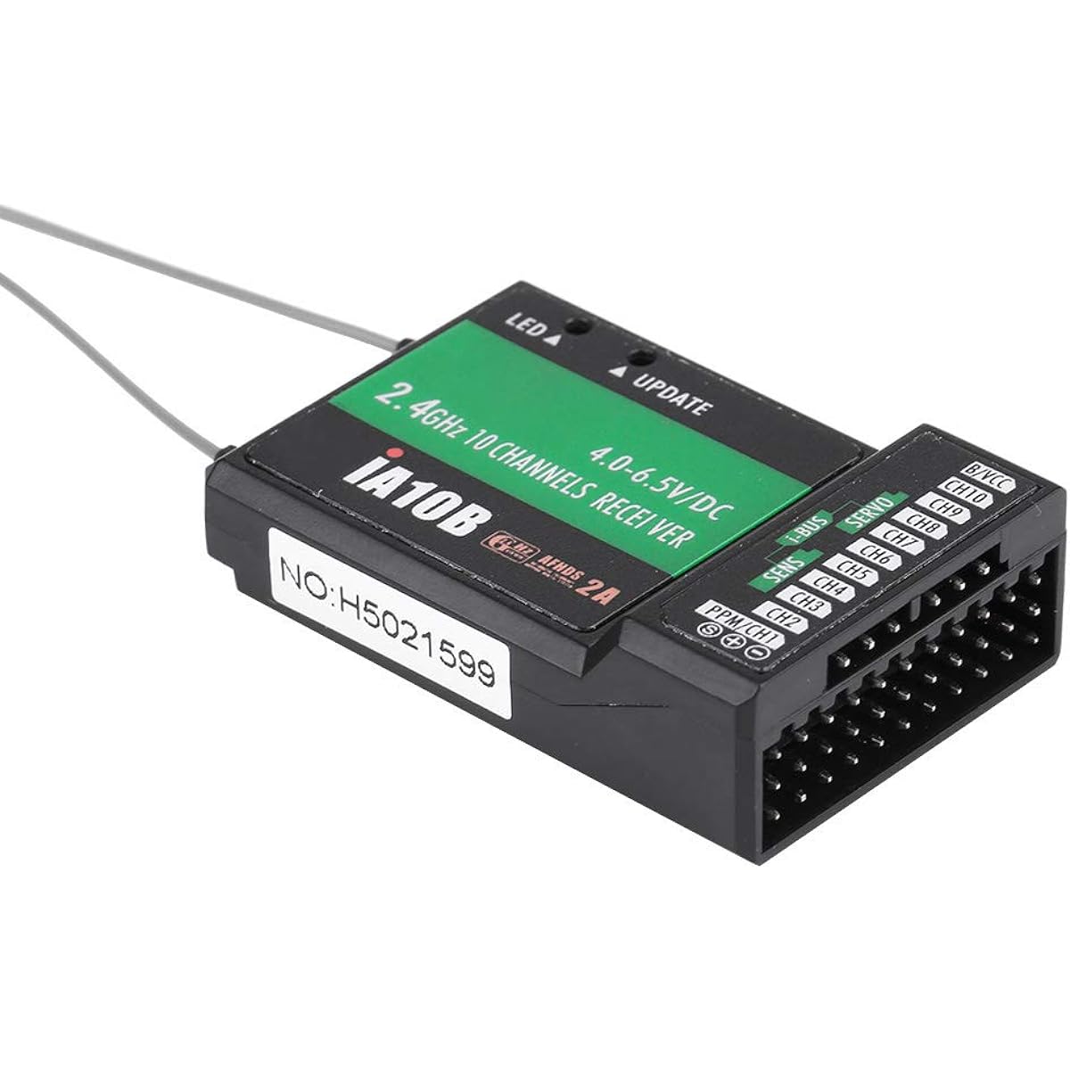 Cocosity 2.4GHz Receiver FS-iA10B Receiver FS-IA10B Durable RC Helicopter for Outdoor Use