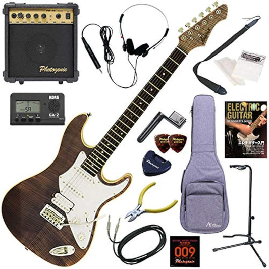 AriaPro2 Electric Guitar Beginner's Standard 15-Piece Set with 10W Amplifier 714-AE200/LV (Lavender)