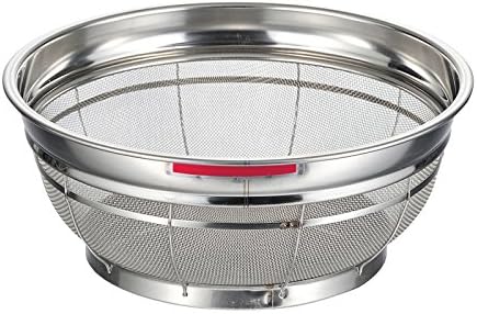 Benkei 18-8 Shallow Colander with Color Bars 46cm Blue