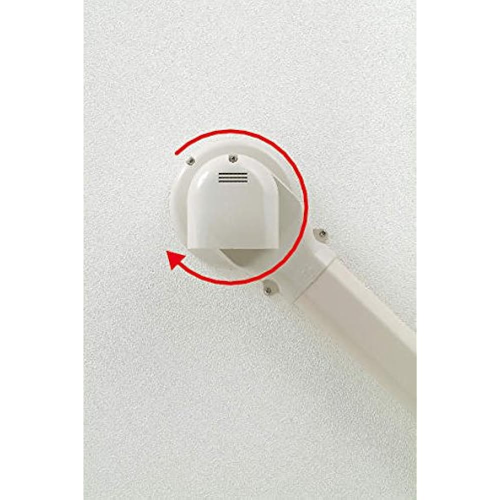 Inaba Denko Plumbing Decorative Cover Wall Corner Air Conditioner Cap/Ventilation Air Conditioner For Wall Removal Gray 10 Pieces SWX-77-G (10)